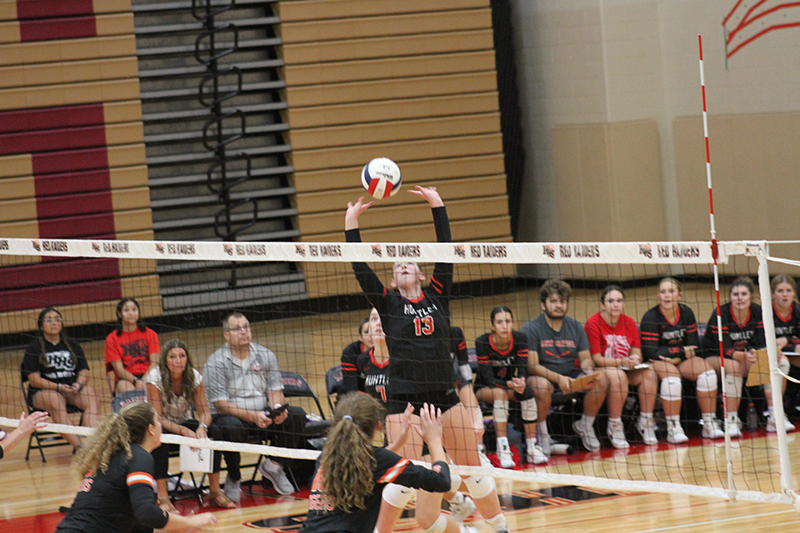 Huntley senior Laura Boberg sets up teammates during a win over Crystal Lake Central Aug. 22.