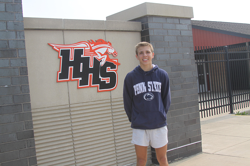 Huntley junior Tommy Nitz is one of the returning members of the Red Raiders boys track and field team.